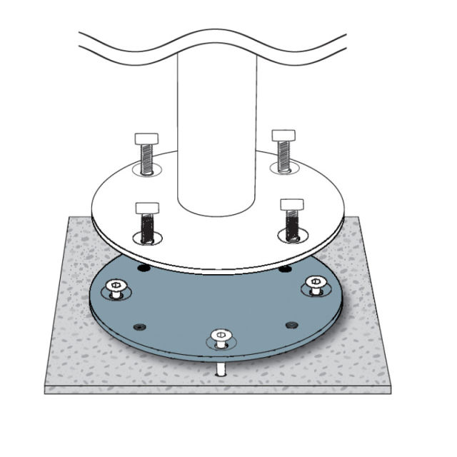 Jardinico 401 Concrete Mount Kit