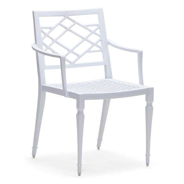 Woodard Tuoro Aluminum Dining Armchair