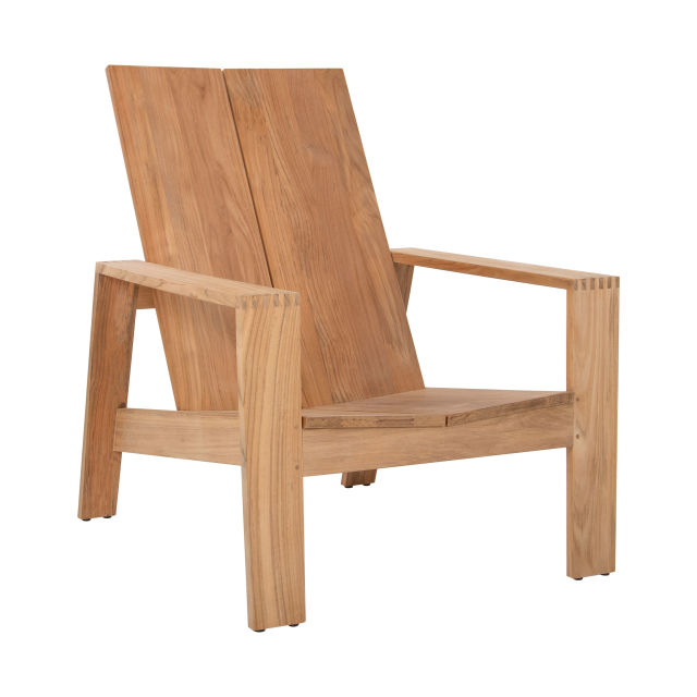 POVL Outdoor Duo Teak Adirondack Chair