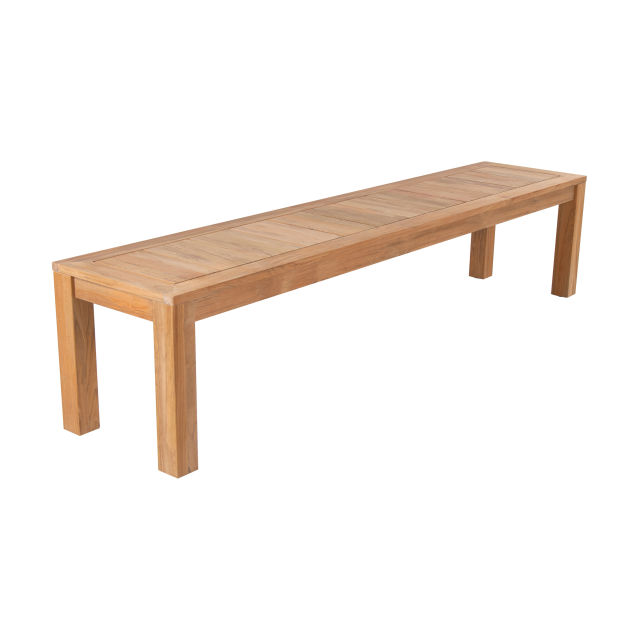 POVL Outdoor Foundation 80" Backless Teak Bench