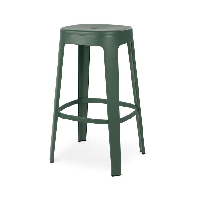 RS Barcelona Ombra Backless Steel Bar Stool