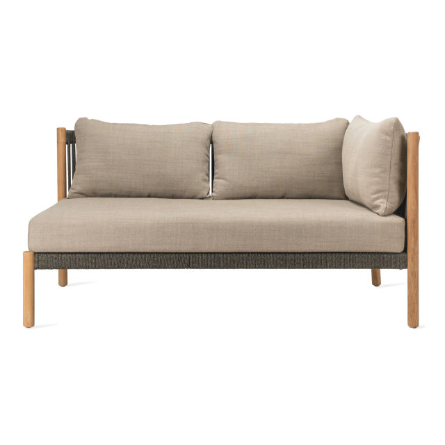 Vincent Sheppard Lento Rope Left-Facing Modular Sofa Corner Outdoor Sectional Unit