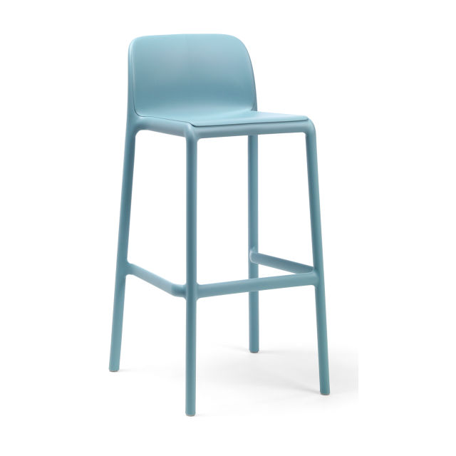 Nardi Faro Stacking Resin Bar Side Chair - Set of 4