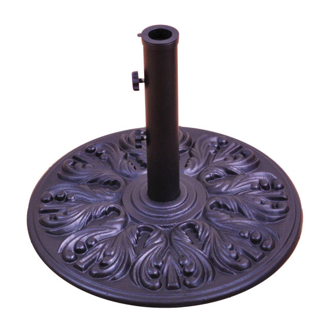 Galtech Round 75 lb. Cast Iron Umbrella Base