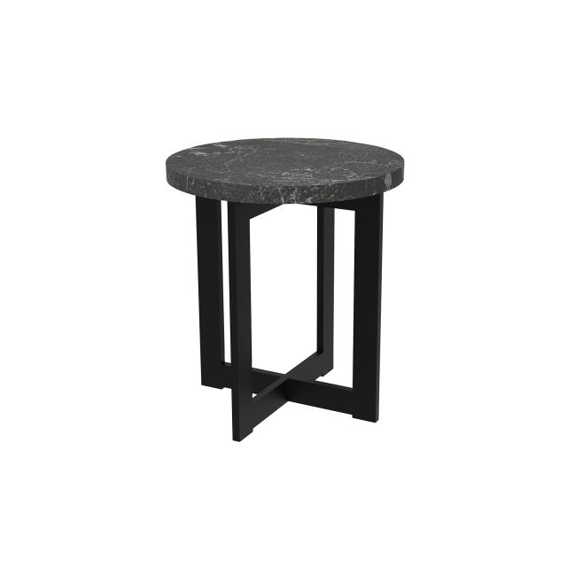 Lane Venture Foley 18" Stone Round Accent Table