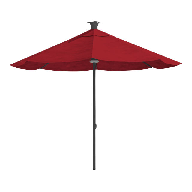 Above Smart 9' Round Aluminum Market Patio Umbrella