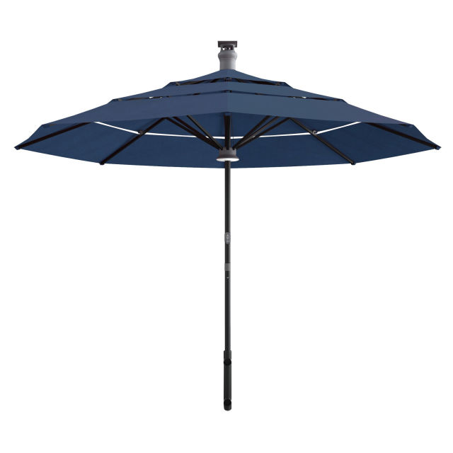 Above Smart 11' Round Aluminum Market Patio Umbrella