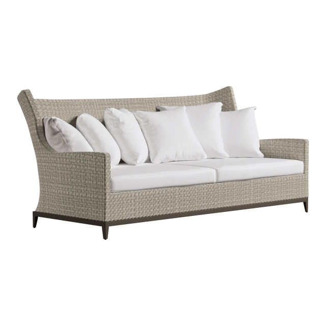 Bernhardt Exteriors Captiva Wicker Sofa