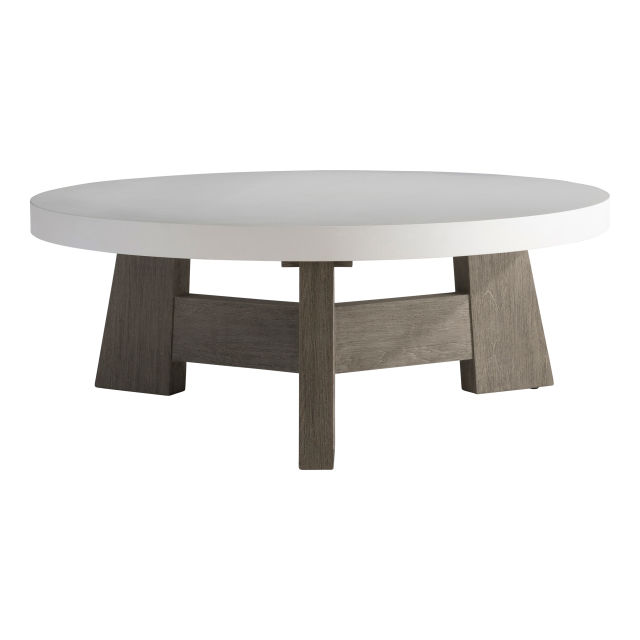 Bernhardt Exteriors Rochelle 42" Concrete Round Cocktail Table