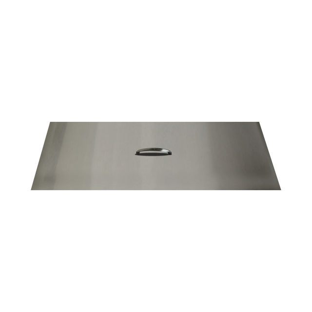 The Outdoor Plus 10" X 22" Rectangular Fire Pit Stainless Steel Lid