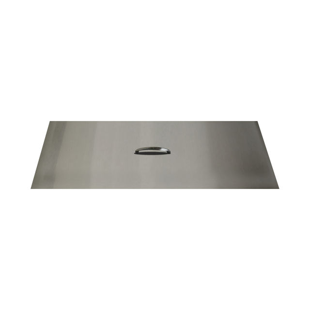 The Outdoor Plus 12" X 104" Rectangular Fire Pit Stainless Steel Lid