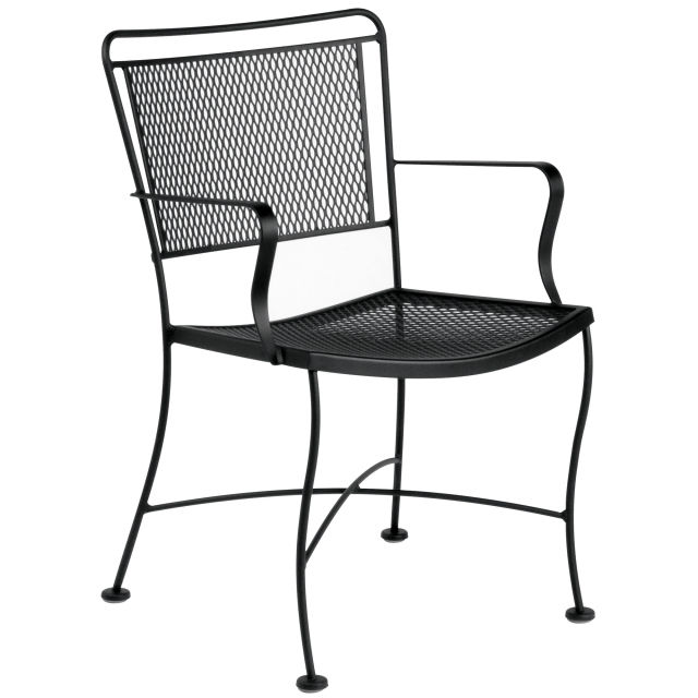 Woodard Constantine Iron Dining Armchair