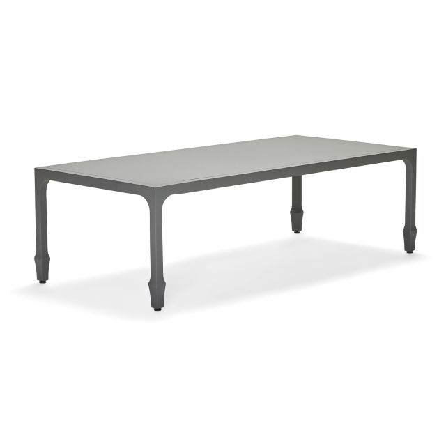 Woodard Alberti 58" Aluminum Rectangular Coffee Table