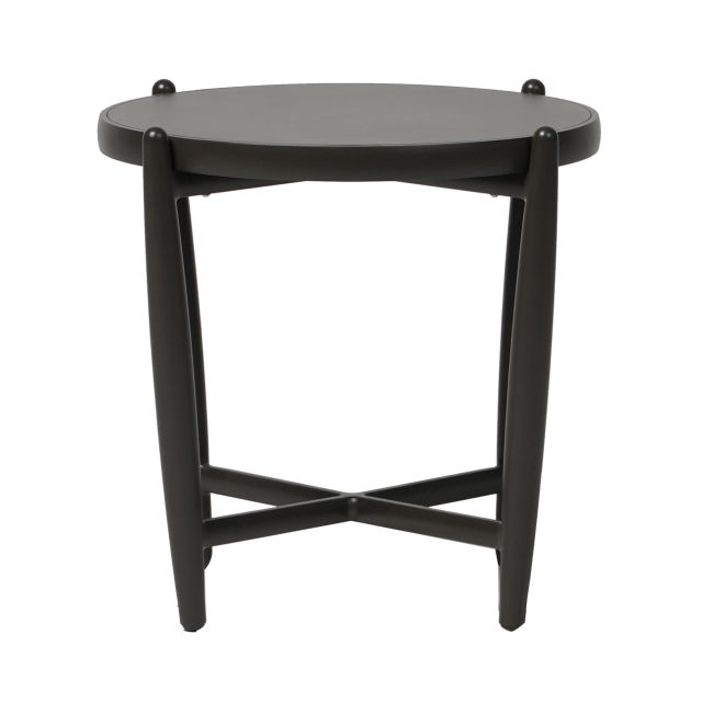 Ratana Lamego 25" Aluminum Round End Table