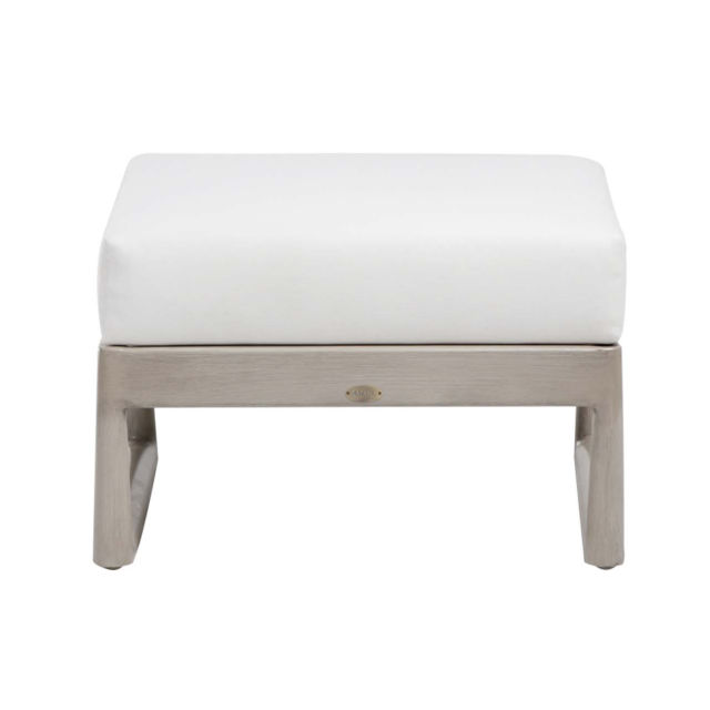 Ratana Park West Aluminum Ottoman