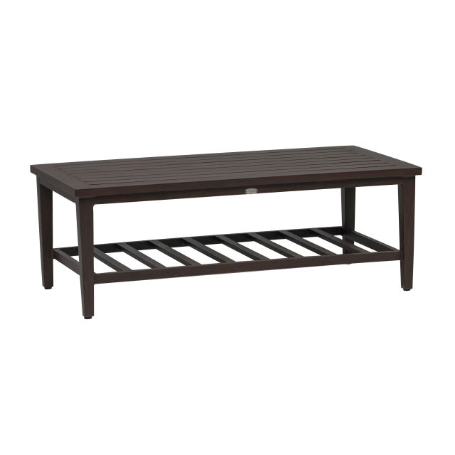 Ratana Biltmore 47" Aluminum Rectangular Coffee Table