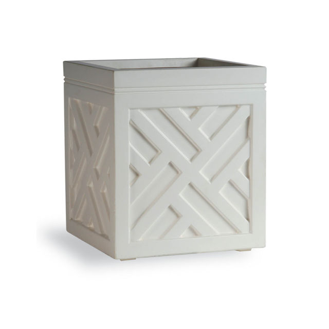 Capital Garden Chippendale 12" Square Fiberglass Box Planter