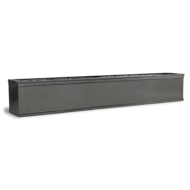 Capital Garden Chelsea 12" x 75" Rectangular Fiberglass Trough Planter