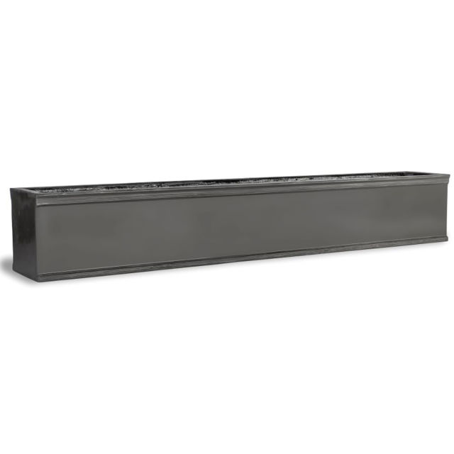 Capital Garden Chelsea 16" x 75" Rectangular Fiberglass Trough Planter