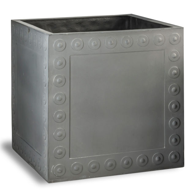 Capital Garden Cromwell 36" Square Fiberglass Box Planter