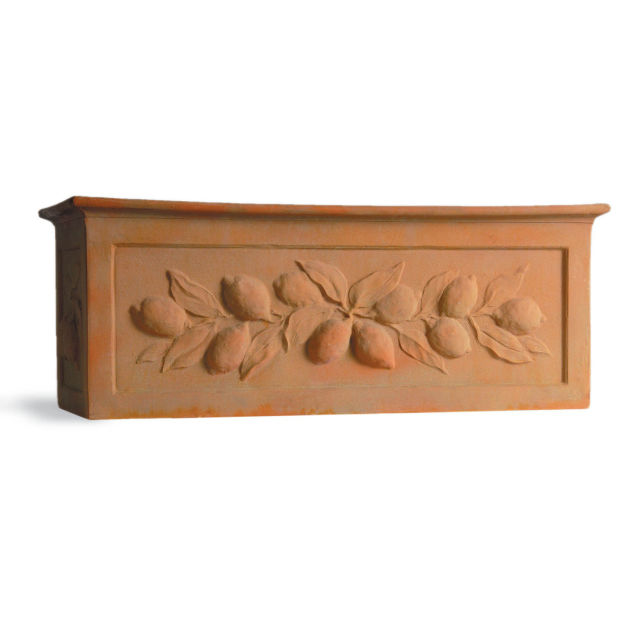 Capital Garden Citrus 35" Rectangular Fiberglass Trough Planter