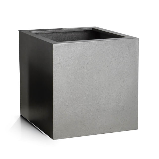 Capital Garden Geo 15" Cube Fiberglass Box Planter