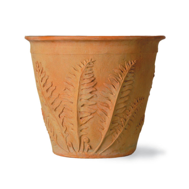 Capital Garden Fern 14" Round Fiberglass Planter Pot