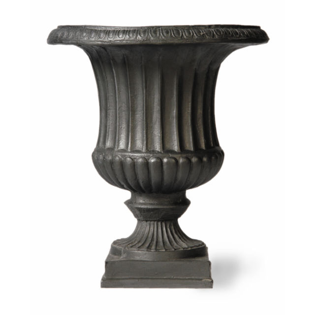 Capital Garden Fluted 11" Round Fiberglass Urn Planter