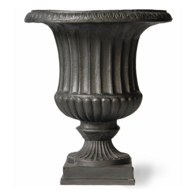 Capital Garden Fluted 23" Round Fiberglass Urn Planter