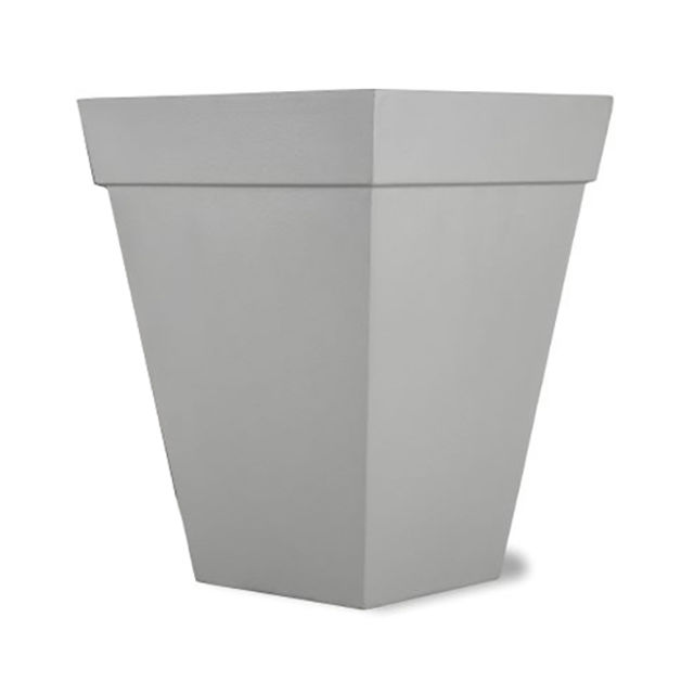 Capital Garden Geo Classic 25" Square Fiberglass Planter Pot