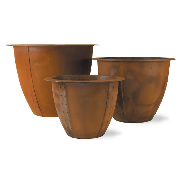 Capital Garden Norman 30" Round Fiberglass Planter Pot