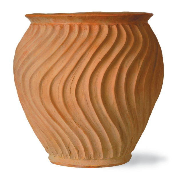 Capital Garden Shimmer 17" Round Fiberglass Planter Pot