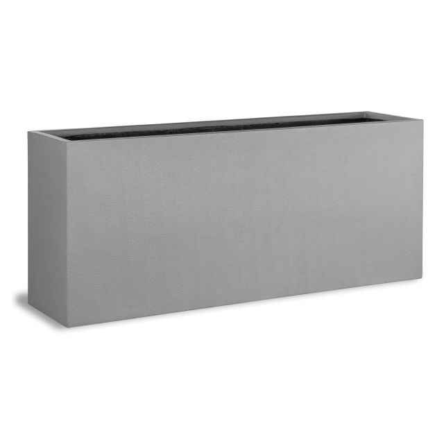 Capital Garden Geo 12" x 47" x 20" Rectangular Fiberglass Trough Planter