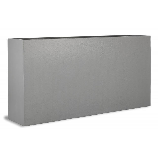 Capital Garden Geo 12" x 55" x 28" Rectangular Fiberglass Trough Planter