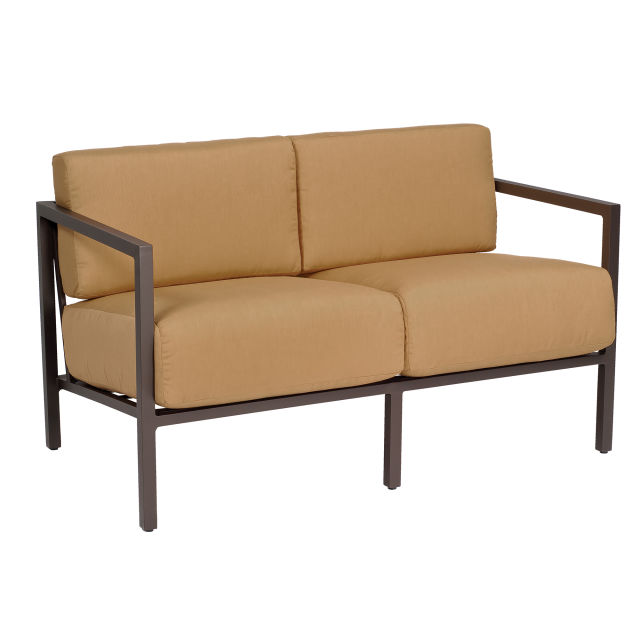 Woodard Salona Aluminum Love Seat