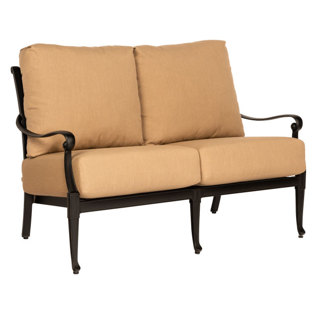 Woodard Wiltshire Aluminum Love Seat