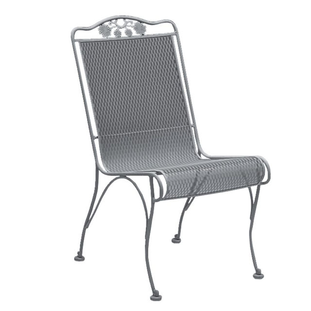 Woodard Briarwood Iron High Back Dining Side Chair