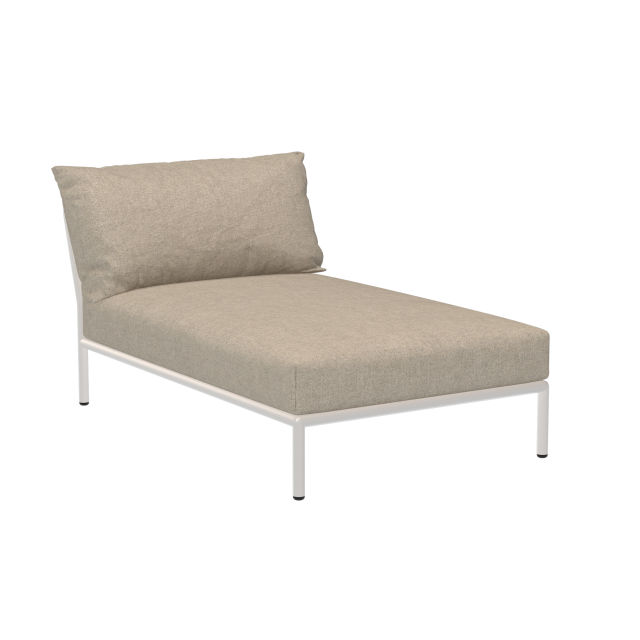 Houe Level2 Aluminum Long Chaise Outdoor Sectional Unit