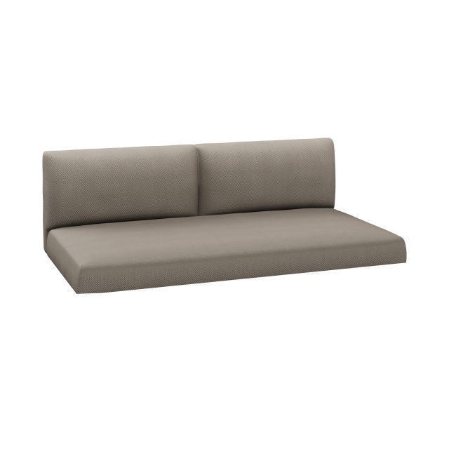 Gloster Maya Center 2-Seater Outdoor Sectional Unit Replacement Cushion Set - 60" x 30"