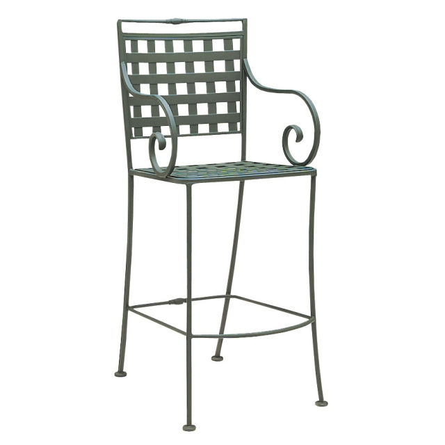 Woodard Sheffield Iron Bar Armchair