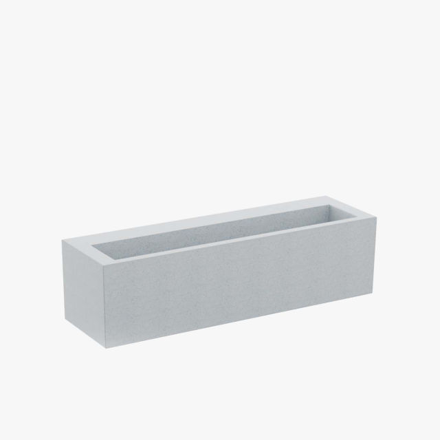 Zachary A. Design Terrace 68" x 20" Rectangular Trough Planter