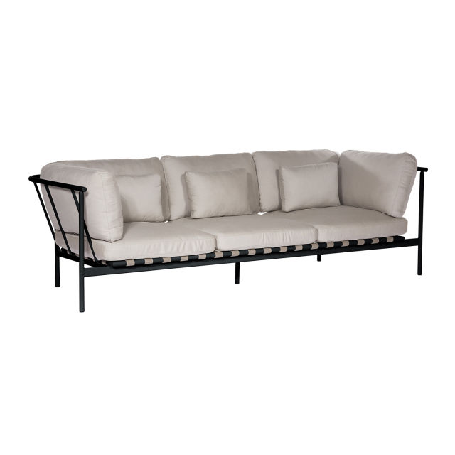 Barlow Tyrie Around Deep Seating Sofa - Aluminum Arms