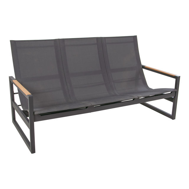 POVL Outdoor Qube Aluminum Sofa