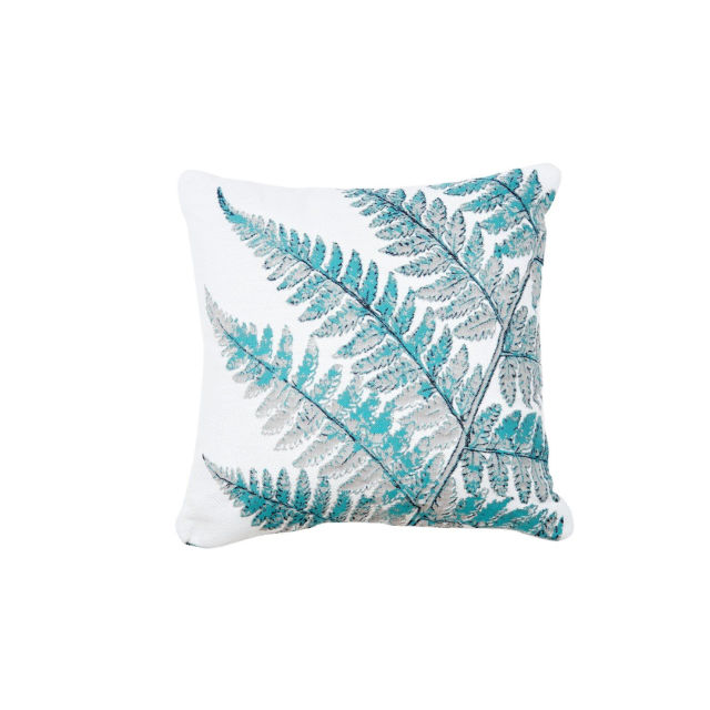 Classic Cushions 20" x 20" Fern Gully Green Sunbrella Outdoor Pillow