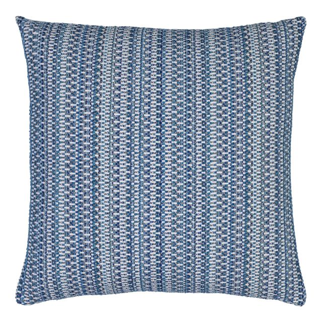 Elaine Smith 20" x 20" Kaleidoscope Indigo Sunbrella Outdoor Pillow