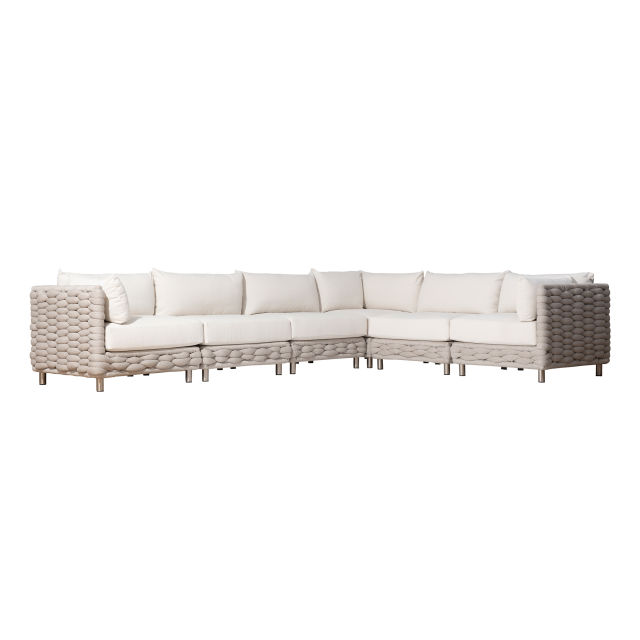 Bernhardt Exteriors Wailea 6-Piece Woven Sectional