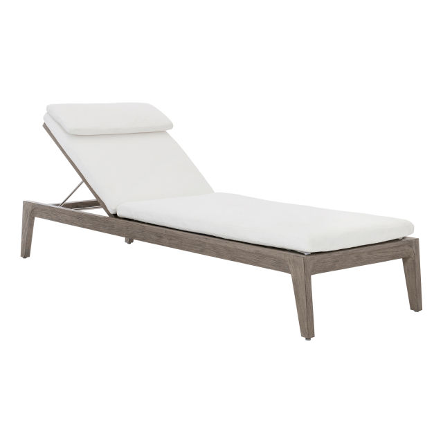 Bernhardt Exteriors Ibiza Teak Chaise Lounge