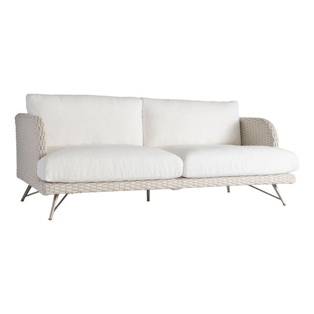 Bernhardt Exteriors Isola Wicker Outdoor Sofa