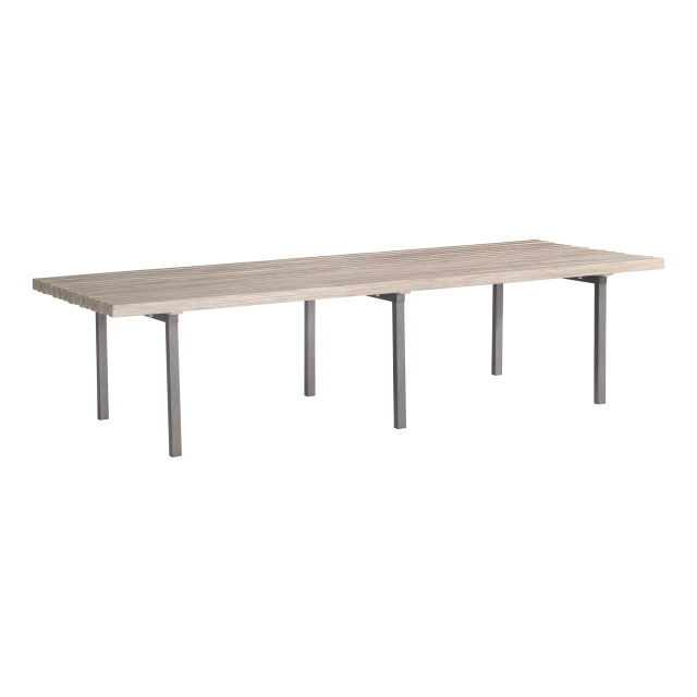 Bernhardt Exteriors Kingston 62" Teak Rectangular Cocktail Table