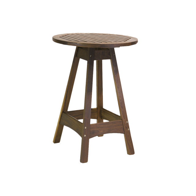 Jensen Outdoor Heritage Venice 28" Ipe Wood Round Counter Table